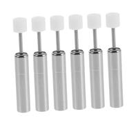 TOYANDONA 6pcs Hydraulic Silent Descender for Garbage Cans Stainless Steel Slow Closing Damper Buffer Compact Shock Absorber for Small Trash Bin Lids Quiet Soft Close Replacement for Kitchen