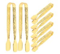TOYANDONA 6pcs Incense Tongs: Vintage Charcoal Tongs with Engraved Handle - Arabic Aromatherapy Burner Incense Clamp for Tearoom Yoga Room