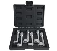 TOYANDONA 6pcs Injector Injection Socket Wrench Set 1/2 Dr Open End Spanners in Steel with Anti-Rust Feature, Medium-Length Design to Reduce Stress Damage, for Professional Mechanics