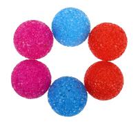 TOYANDONA 6pcs Interactive Cat Toys Ball Bells Kitten Soft Toys Exercise Cat Balls for Mental and Physical Health Random Color