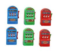 TOYANDONA 6Pcs Interactive Slot Machine Funny Mini Lottery Game for Random Colors Easy to Carry No Assembly Required Develops Visual Perception and Hand Eye Coordination Random Color