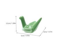 TOYANDONA 6pcs Japanese Style Ceramic Paper Crane Chopstick Holder for Table Smooth Surface Chopstick Rests with Creative Origami Design Compact Decorative Kitchen Utensil Support