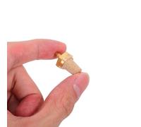 TOYANDONA 6Pcs M5 Brass Fog Machine Filter Nozzle with Bubble Stone, Pneumatic Air Exhaust Muffler Silencer for Oil Tubes, Compatible Stage Smoke Generator Accessories