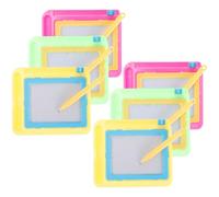 TOYANDONA 6pcs Magnetic Drawing Boards for Lightweight Pads Educational Reusable Writing with Erasable Surface in Red Yellow Green for Creativity Practice and Birthday