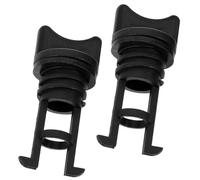 TOYANDONA 6Pcs Marine Boat Drain Plug Stoppers with Black Sealing Rings, Self-Retaining Kayak Bungs for Canoe, Inflatable Raft, and Dinghy Drain Holes, Replacement Scupper Plugs for Water