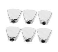 TOYANDONA 6pcs Metal Guitar Tuning Peg Knobs Set for Electric and Acoustic Guitars Sl nd Modern Design with Versatile Compatibility and Easy Adjustment