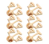 TOYANDONA 6pcs Metal Libra Scales Brooch Pins for Lawyers and Judges, Collar Pin Lapel Brooches, Men’s Suit Accessories for Legal Parties and Festivals