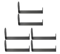 TOYANDONA 6pcs Metal Snowboard Wall Rack for Surfboards and Skis Display