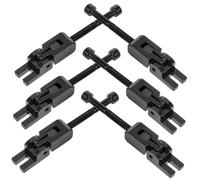 TOYANDONA 6pcs Metal Tremolo Bridge Saddles for Electric Guitar Guitar Tremolo Accessory Locking Saddle Double Rocker Bridge