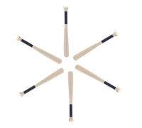 TOYANDONA 6pcs Mini Dollhouse Baseball Bats Realistic Decor for Dollhouse Sports Scenes Lightweight Ornaments for Creative Play and Decoration