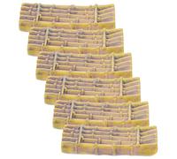 TOYANDONA 6Pcs Mini Resin Raft Craft Aquarium Decoration for DIY Making Photo Props Eco Friendly Fish Tank Ornament
