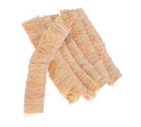 TOYANDONA 6pcs Miniature Artificial Thatch Roof Panels Handmade Straw Thatched Grass Roof for Dollhouse Fairy Garden DIY Micro Landscape Creations Rustic Craft Material