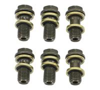 TOYANDONA 6pcs Motorcycle Hydraulic Brake Pipeline Bolt Kit with Washers Replacement Screws for Atv Scooter Off-road Brake Pump Reliable Sealing and Precision Fit for Stable Performance