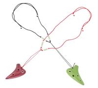 TOYANDONA 6pcs Ocarina Mini Musical Instrument for Boy Girl Portable Practice Flute Necklace for Boys and Girls Easy to Use Gentle Sound and Rich Resonance