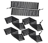 TOYANDONA 6Pcs Outdoor Hanging Bird Feeding Bags Drawstring Mesh Net for Wild Birds Garden Seed Storage Reusable Feeder Nets