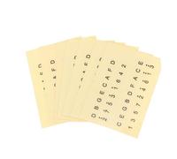 TOYANDONA 6pcs Piano Key Stickers for Beginners Kalimba Scale Stickers Chord Symbols Fretboard Decal Simple Design Easy to Use