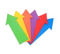 TOYANDONA 6pcs Pickleball Court Line Markers Tpe Spot Pads with Arrow Design for Directional Training Ground Marking Tools for Gym and Field Use Agility Equipment for Soccer and Sports