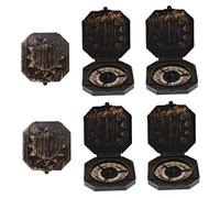 TOYANDONA 6Pcs Pirate Captain Compass Christmas Plaything Lightweight Costume Accessory for Cosplay Party Favors and Sailing Adventure Pretend Play
