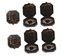 TOYANDONA 6Pcs Pirate Captain Compass Lightweight Chic Plaything for Cosplay Party Favors Smooth Polished Edges Safe for Holiday Dress Up