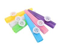 TOYANDONA 6pcs Plastic Kazoos for Preschool Musical Instruments Portable Early Education with Unique Sound Quality Easy to Clean Kazoo Flutes for Party Favors and Group Play