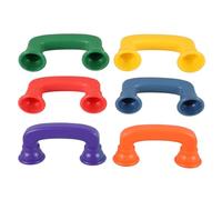TOYANDONA 6pcs Plastic Reading Phones for Kids and Adults Auditory Feedback Speech Therapy Toy Classroom Essential for Pronunciation Aid and Comprehension