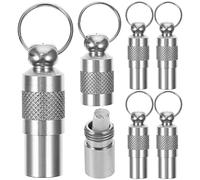 TOYANDONA 6pcs Portable Anti-Rust Pet Id Tags for Dogs and Rabbits, Silver Aluminium Collar Name Tags to Attach to The Collar, for Preventing Loss