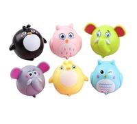 TOYANDONA 6Pcs Pull Back Animal Car for Small Friction Powered Vehicles Educational for Birthday Party Favors and Easter Egg Fillers No Battery Required