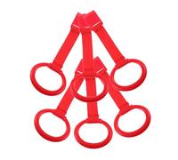 TOYANDONA 6pcs Pull Up Rings for Playpens and Cribs Multifunctional Standing Support Handles for Walking Exercises and Arm Strength Training Versatile Nursery Hanging Rings for Early