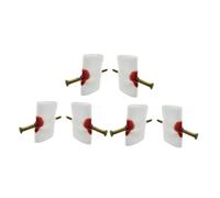 TOYANDONA 6pcs Realistic Bloody Nail Through Finger Prank Trick for Halloween Party Props April Fool's Day Fun Conjuring Accessories for Scary Tricks and Laughs