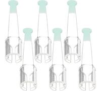 TOYANDONA 6Pcs Replacement Ear Spoon Tips 3.0-3.9Mm Silicone Earwax Removal Accessory for Adults Skin-Friendly Visual Earwax Cleaner Tool Compatible