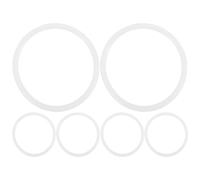 TOYANDONA 6pcs Replacement Rubber Rings for Singing Bowls and Music Bowls 3.7" Anti-slip Rubber Gaskets Absorbs Vibration and Reduces Unwanted Resonance for Meditation and Music Studio Use