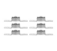 TOYANDONA 6pcs Replacement Sliding Door Window Roller Pulley with Silent Design and Cold Rolled Steel Material for Home Improvement Projects, Silver Colour Sturdy Bearing Pulley