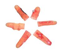 TOYANDONA 6pcs Scary Finger Prop Realistic Bloody Fingers for Halloween Party Pranks Lightweight Vinyl Costume Accessories for Themed Events Stage Shows Ghost House Decorations