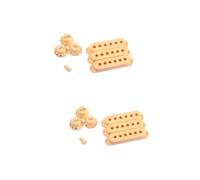 TOYANDONA 6pcs Single Coil Pickup Covers Set for St Electric Guitar Replacement Parts Volume Tone Knobs Guitar Pickup Covers