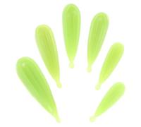 TOYANDONA 6pcs Soft PVC Fishing Practice Plugs Set Mixed Weights Casting Training Lures for Beginners Skill Development Fishing Accessories