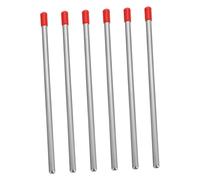 TOYANDONA 6pcs Stainless Steel Dishwasher Water Bottle Drying Rack Rods Cup Draining Stand Replacement Easy Install Insert Sticks for Standard Dishwashers Space-Saving Design