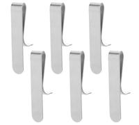 TOYANDONA 6pcs Stainless Steel Mousse Cake Ring Fixing Clips Buckles for 6-10cm High Baking Rings, Reinforced Adjustable Cake Mold Clips for Baking and Decorating