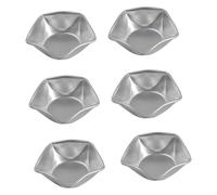 TOYANDONA 6pcs Star-Shaped Cake Molds Non-Stick DIY Baking Cups for Muffins Pudding and Desserts with Uniform Heat Conductivity Easy Demoulding Baking Tools for Home Use