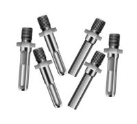 TOYANDONA 6pcs Steel Extension Rod Drill Bit Adapter User-Friendly Installation and Heavy Use Resistance, Silver Socket Driver for Woodworking and Home Improvement