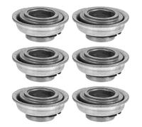 TOYANDONA 6pcs Steel Wheel Bearings for Walker and Wheelchair Replacement with Precision Fit Design and Reliable Daily Operation Suitable for Outdoor and Daily Commuting Use