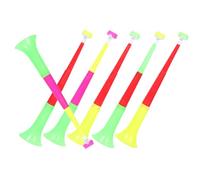 TOYANDONA 6Pcs Telescopic Horn Musical Party Horns for Football Games Soccer Cheer Football Bugles Boy Girl Blow