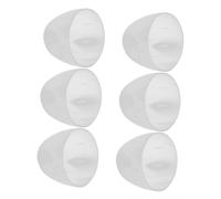 TOYANDONA 6pcs Transparent Wide Mouth Bottle Caps Durable Plastic Replacement Lids for Milk Jugs and Glass Jars Bottle Accessories for Easy Cleaning and Secure Formula Filling