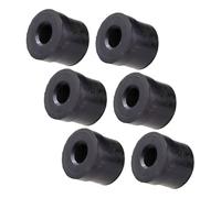TOYANDONA 6pcs Trombone Slide Bumper Tips End Cushion Pads Key Rubber End Protectors for Brass Instrument Parts and Grips