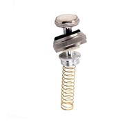 TOYANDONA 6pcs Trumpet Repair Parts Finger Buttons with Spring Silver Set for Replacement and Key Accuracy Improvement