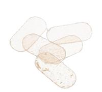 TOYANDONA 6pcs Violin Bridge Protectors Sheepskin Protective Pads for Viola and Violin E-string Anti-vibration Instrument Accessories in Light Beige for String Bridge Protection