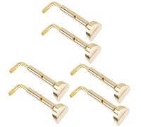 TOYANDONA 6pcs Violin Chin Rest Screw Metal Replacement Part Fitting Screws for Violin Musical Instrument Parts Fittings