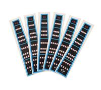 TOYANDONA 6pcs Violin Fingerboard Position Labels Easy Install Fretboard Stickers for Beginners Violin Practice Tools for Students Musical Finger Stickers for