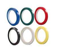 TOYANDONA 6pcs Violin Fingerboard Tape Assorted Colour Pvc Finger Guide Stickers for Beginners and String Instruments Including Violin and Cello for Practising Accurate Pitch