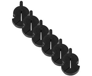 TOYANDONA 6pcs Violin Mute Rubber Violin Practice Silencer Accessories for Instrument Parts Musical Instrument Replacement