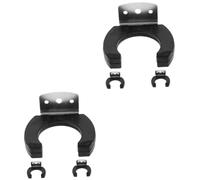 TOYANDONA 6pcs Wall Mounted Microphone Hook Hanger Mic Stand Rack Microphone Storage for Ktv Home Studio Voice over Use and Space Saving